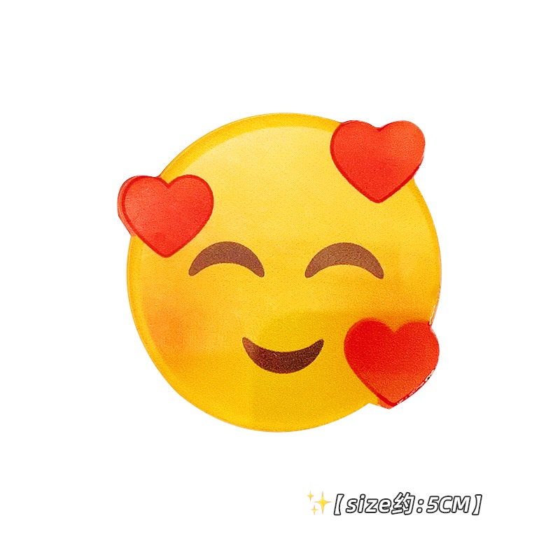 🌈Kẹp tóc hình mặt cười phong cách Hàn Quốc cho nữ