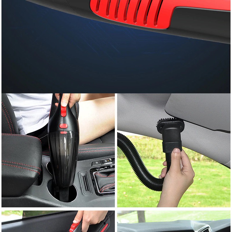 Máy hút bụi ô tô cầm tay KHÔNG DÂY 120W DC12 cao cấp – Công suất cao DL TECH | BigBuy360 - bigbuy360.vn