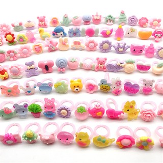 Set 10 chiếc nhẫn nhiều kiểu dáng dễ thương cho bé