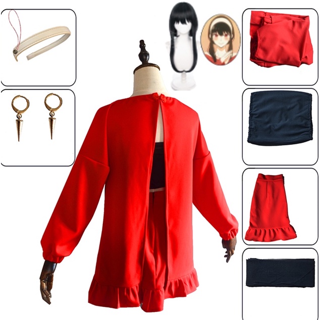 Bộ Đồ Hóa Trang Nhân Vật Yor Forger Trong Phim Anime SPY×FAMILY