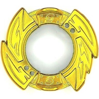 Lẻ phụ kiện 1 chiếc Disc số 5 màu Gold trong con quay Beyblade Burst B00 dành cho trẻ nhỏ