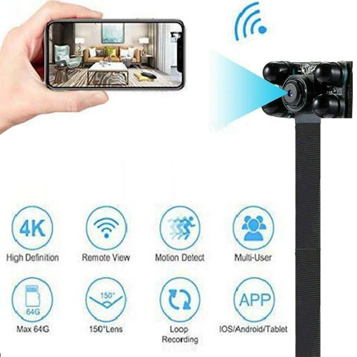 [ SẢN PHẨM MỚI ] Camera mini Hồng Ngoại Quay Đêm QĐ999 4K - Sem Tu Xa, Hộp Tản Nhiệt | BigBuy360 - bigbuy360.vn