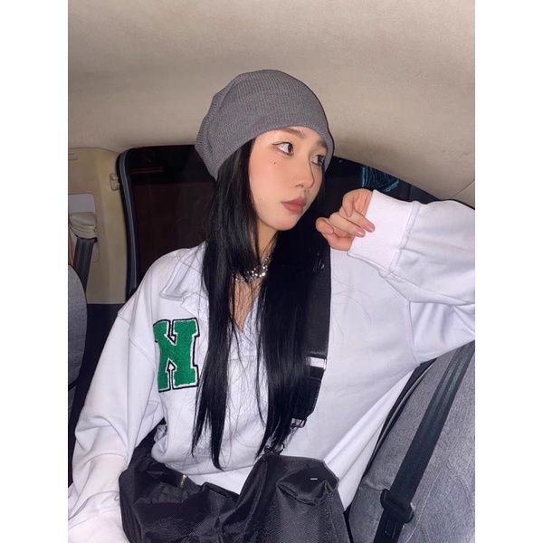 TKLIHN Áo SWEATER polo dài tay Ulzzang phong cách ÂU MỸ 2021 KÈM 2 ẢNH THẬT Ở CUỐI | BigBuy360 - bigbuy360.vn