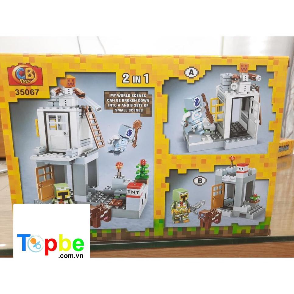 [nguyenstore] MineCraft Lego MineCraft xây dựng thế giới My World 35067 140pcs khối C Giá Rẻ Nhất Giá Rẻ Tận Xưởng a