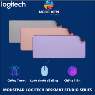[Hỏa tốc-HCM] Bàn di chuột cỡ lớn Logitech Deskmat Studio Series - Đế cao su chống trượt, lướt dễ dàng