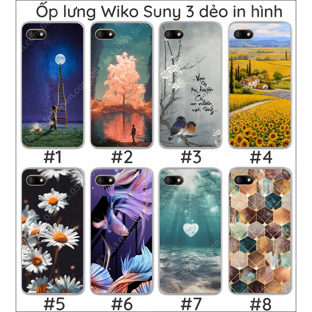 Ốp lưng Wiko Sunny 3 dẻo in hình phong cảnh đẹp