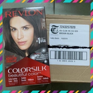 PR7 Thuốc nhuộm tóc REVLON MỸ màu 20 - NÂU ĐEN 21