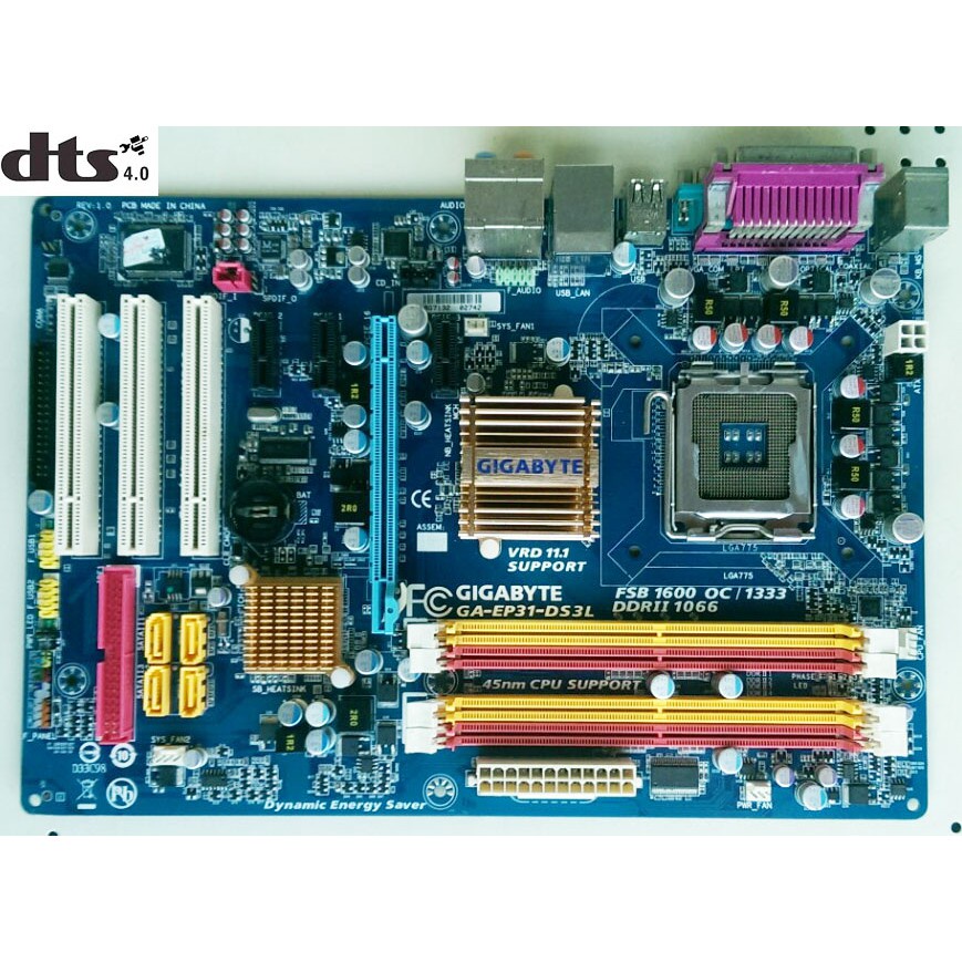 Main SK 775 Gigabyte, ECS 945, G31, G41, EP31, EP41 - Hàng tháo máy chất lượng