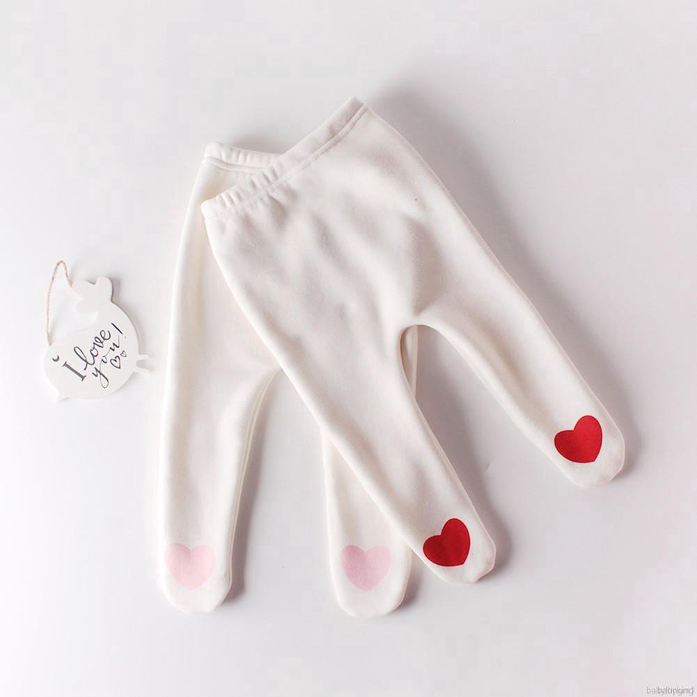 Quần legging nhung in hình trái tim cho bé | BigBuy360 - bigbuy360.vn