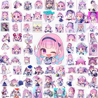 Stiker Aqua Hololive 31-62 hình ép lụa khác nhau/Hình dán Hololive Aqua