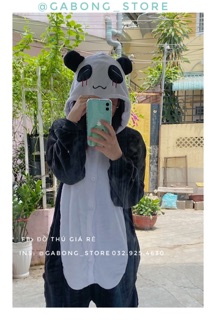 [ ẢNH THẬT ] bộ đồ hình thú panda cực cute