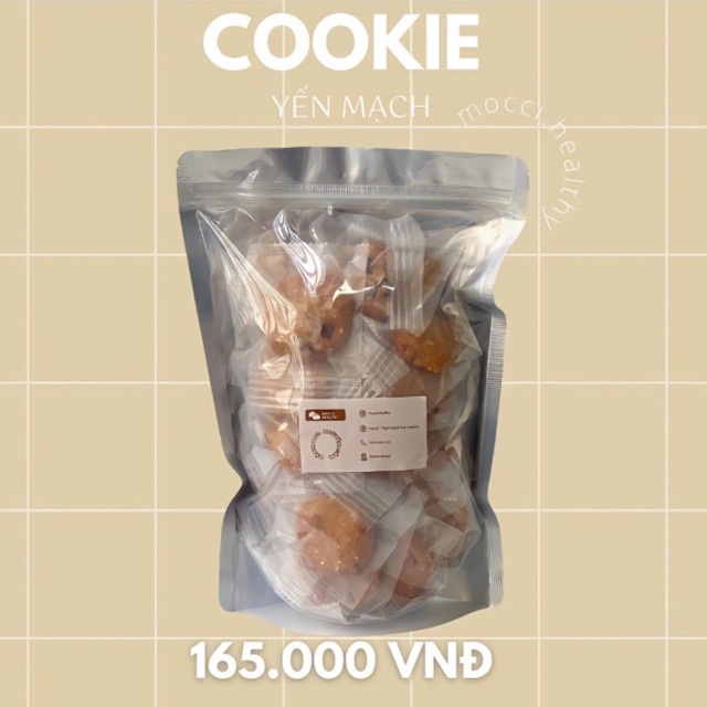 Bánh Cookie Yến Mạch