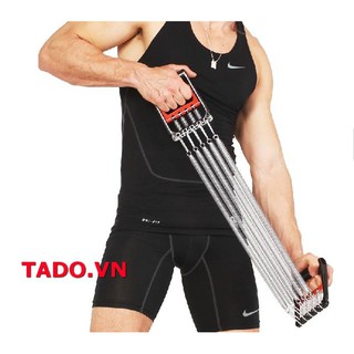 [ mua ngay ] Dụng cụ dây kéo 5 lò xo tập Gym cơ ngực, cơ tay thể dục tại nhà GD811