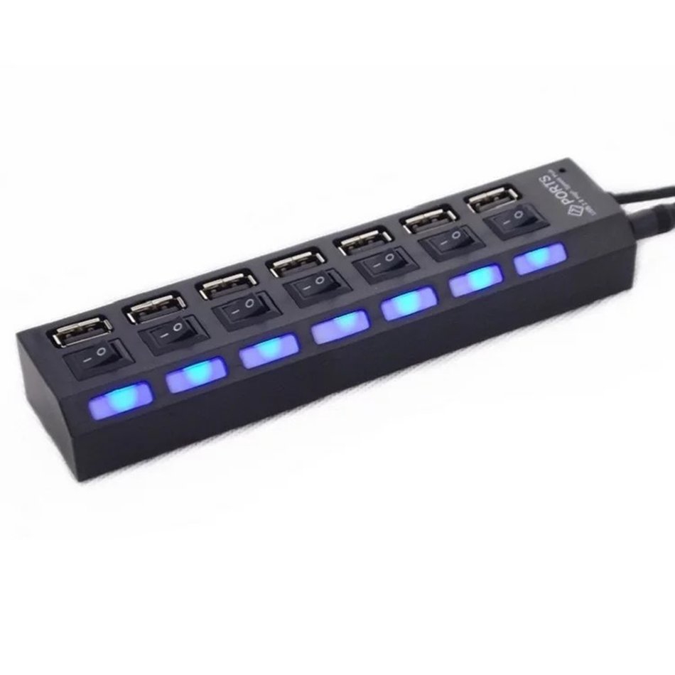 (orb) Đầu Chia 7 Cổng Usb 2.0 Đa Chức Năng