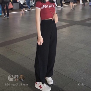 QUẦN CULOTTES DÀI ĐEN