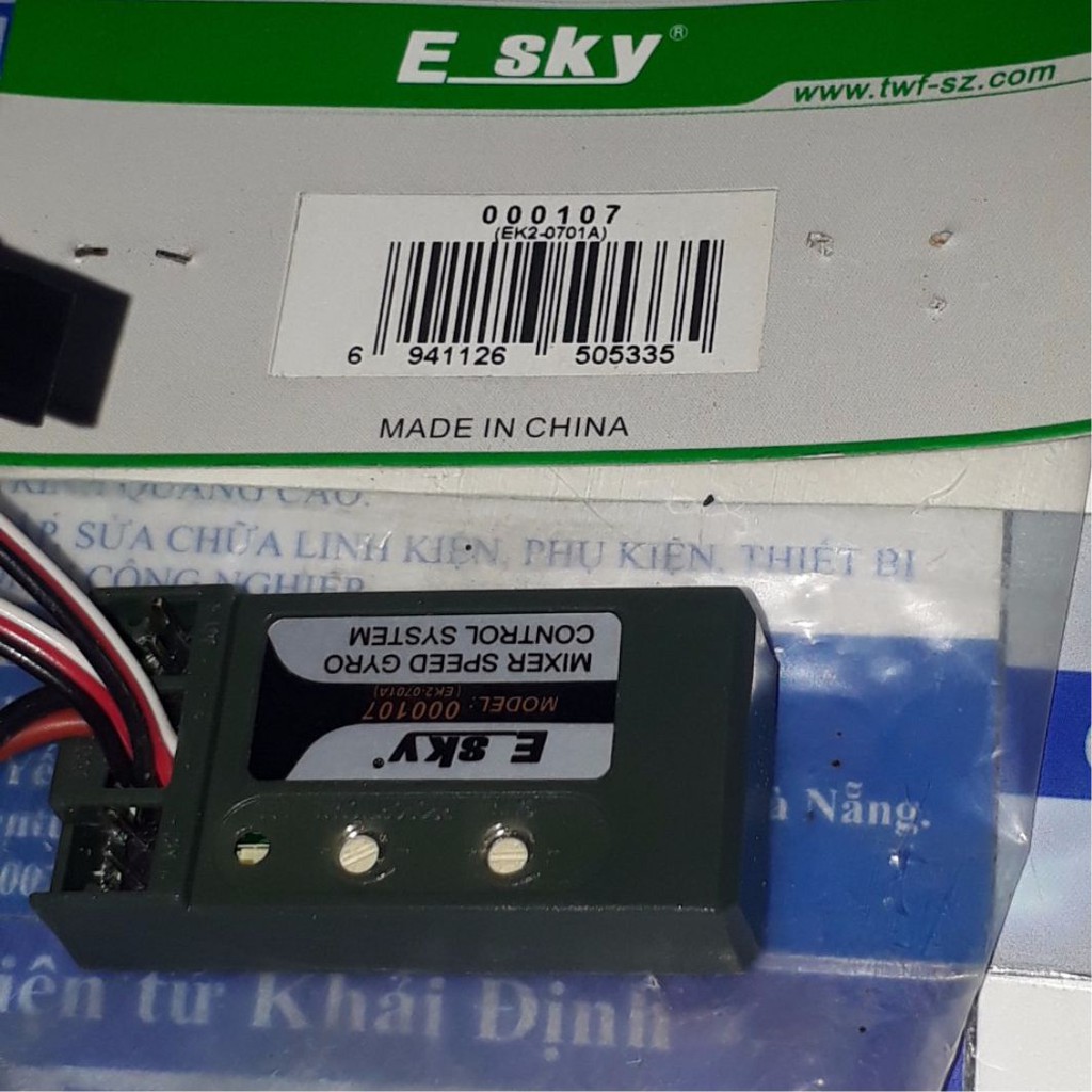 bộ điều khiển máy báy trực thăng ĐKTX ESKY000107 12g kde3491