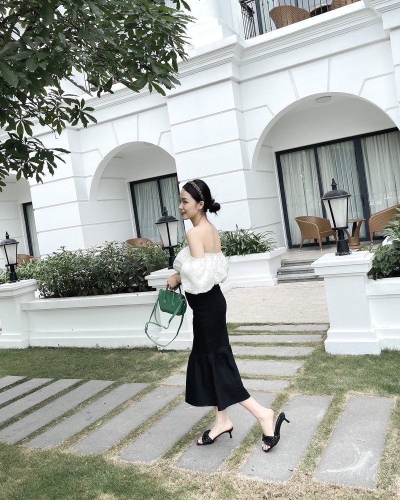 Chân váy bò HERZIGMADE dáng đuôi cá Gem skirt - Q1323