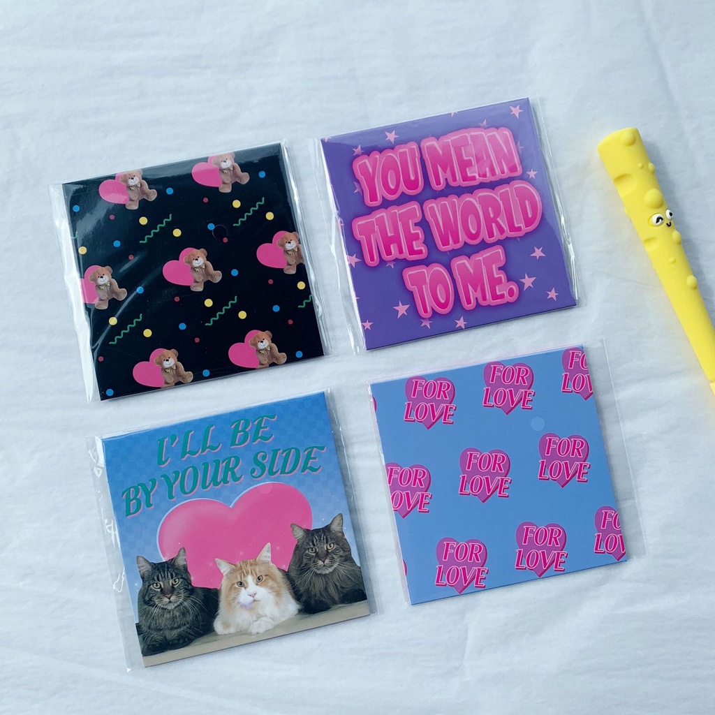 Thiệp chúc mừng sinh nhật hình gấu/ mèo hello kitty dễ thương