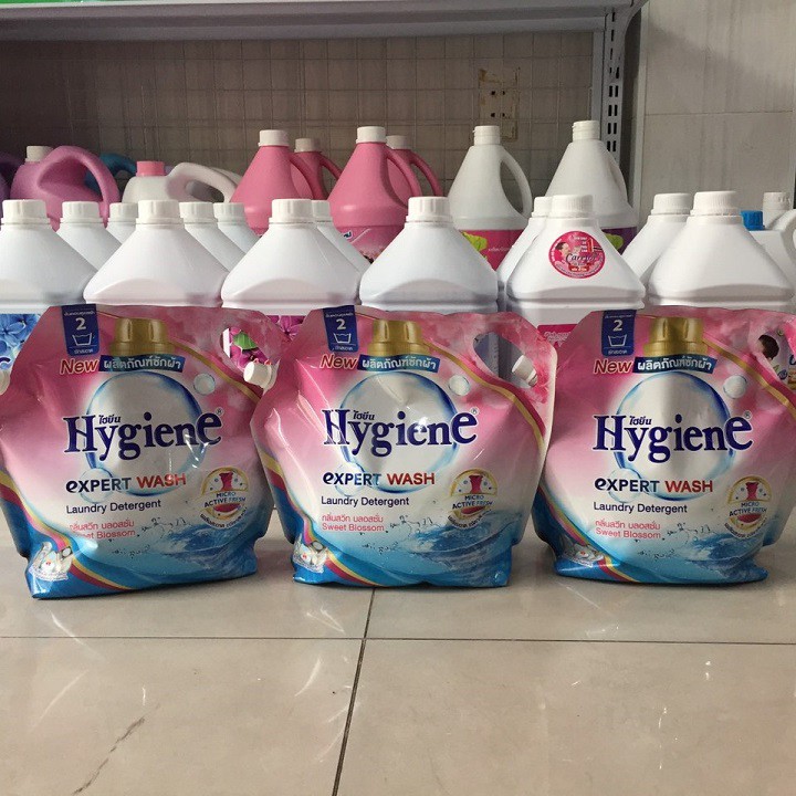 Nước giặt xả đậm đặc Hygiene túi 1.800ml Thái Lan