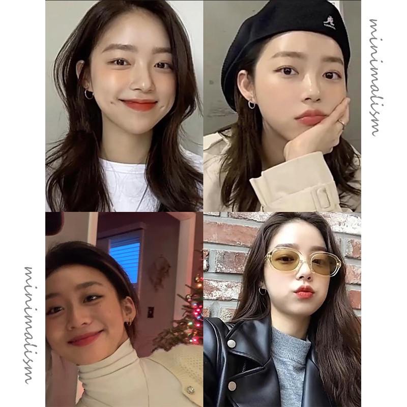 Khuyên tai WE FLOWER dạng kẹp mạ bạc s925 họa tiết hoa mini chống dị ứng cho nữ