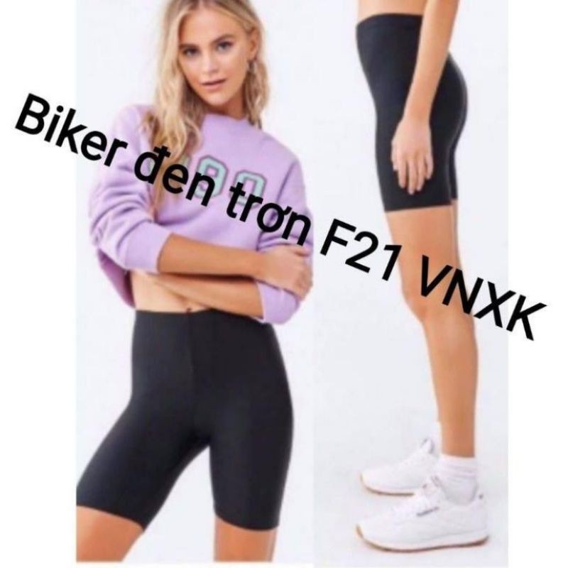 Quần short biker ôm vải thun nhiều màu xuất khẩu F21