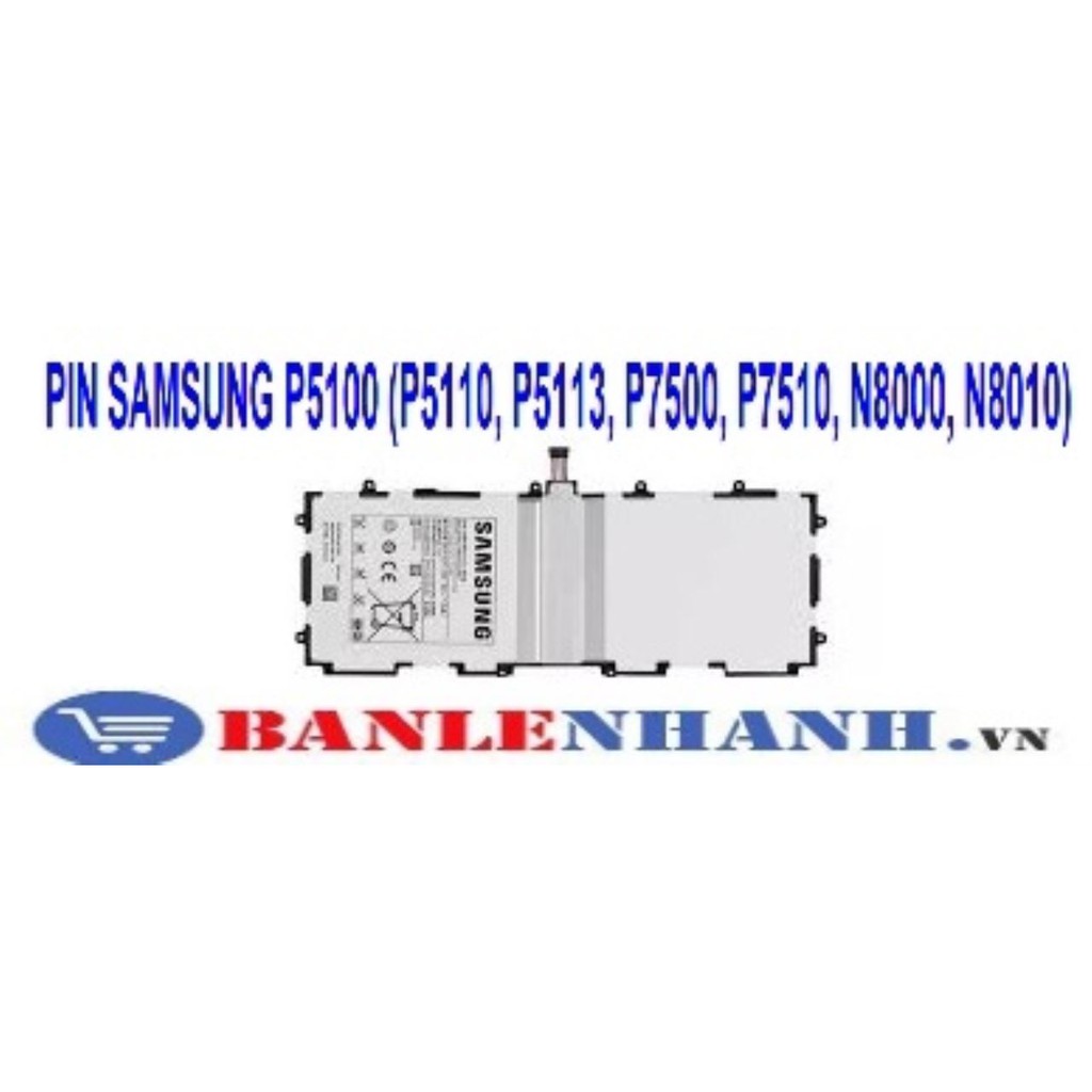 PIN SAMSUNG P5100 (P5110, P5113, P7500, P7510, N8000, N8010)