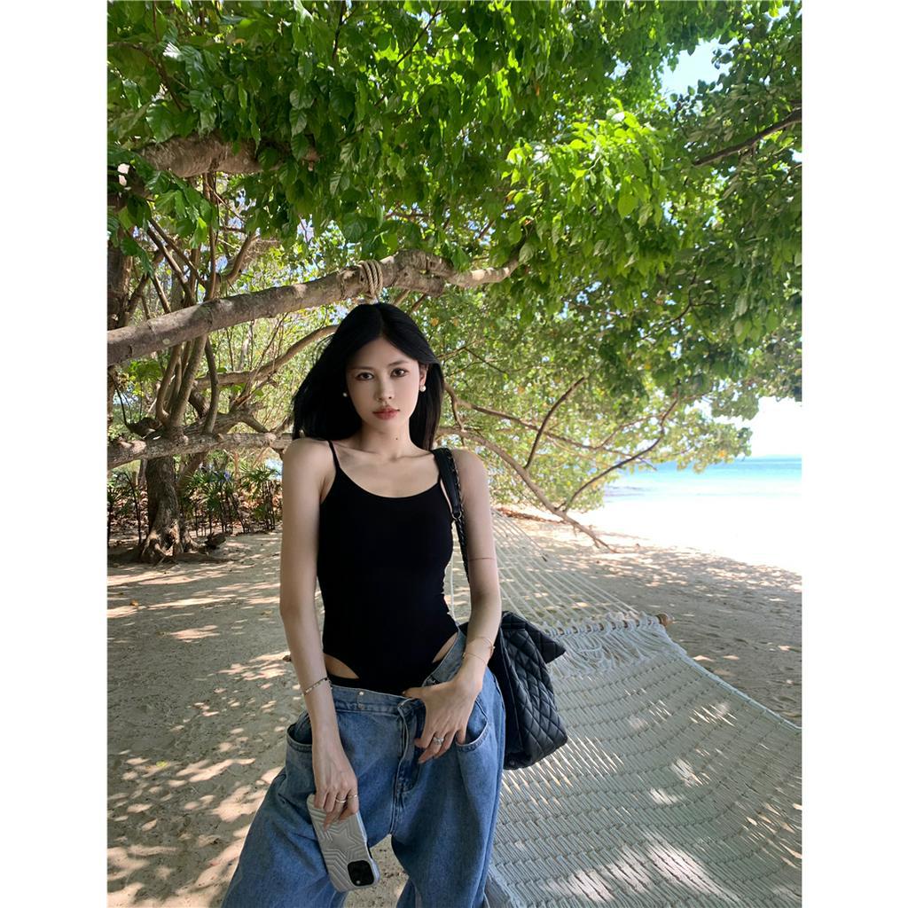 Cocory vn Áo Tank Top Hở Lưng Thời Trang Mùa Hè Quyến Rũ Cho Nữ