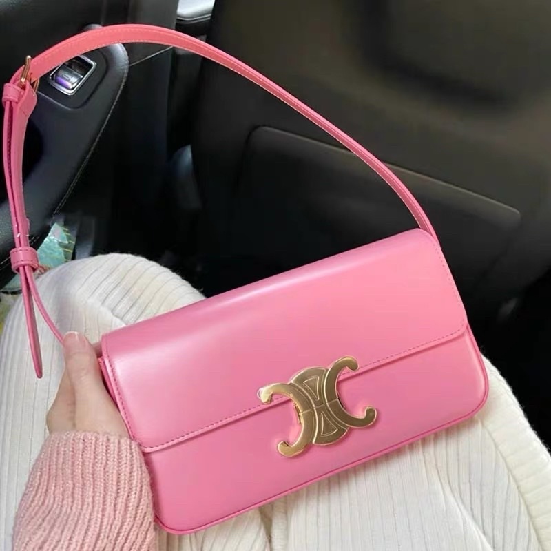 Túi đeo vai nữ  Túi kẹp nách Lisa Black Pink T46