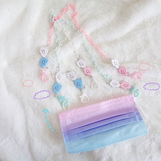 Dây Đeo Mặt Nạ acrylic Hình Đám Mây Hoạt Hình Màu Kẹo Sáng Tạo