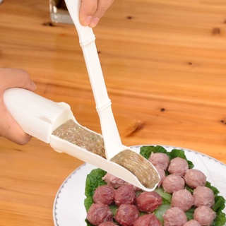 Dụng cụ làm thịt viên, cá viên - dụng cụ chia thịt bằng nhựa tiện lợi
