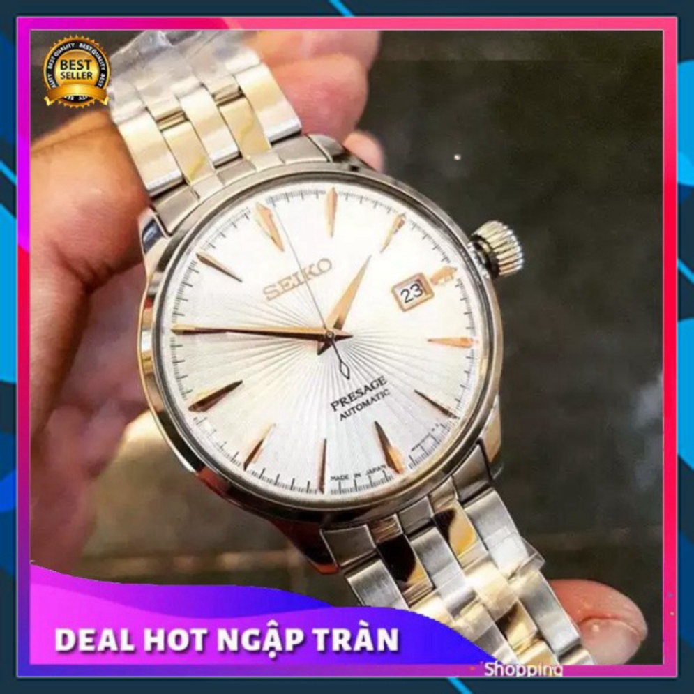 Đồng Hồ Seiko Nam Cơ Automatic Presage Automatic Sang Trọng Demi , Đồng hồ thật giá trị thật