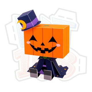 Mô hình giấy Lễ hội Bí Ma Cute Halloween