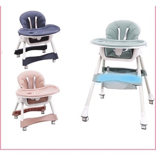 Ghế ăn dặm cao cấp baby chill gấp gọn có bánh xe cho bé