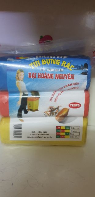 Túi rác tự phân hủy bảo vệ môi trường bịch 1kg