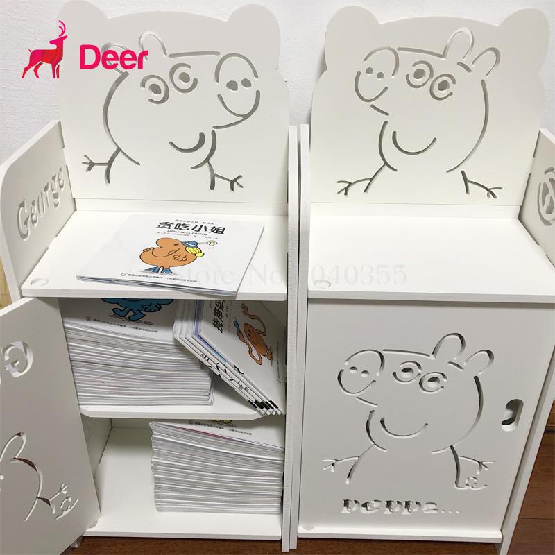 Tủ Đầu Giường Họa Tiết Peppa Dễ Thương - Deer Decor