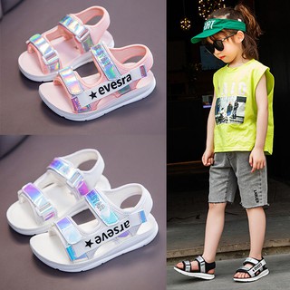 Sandal bé gái thiết kế óng ánh sang chảnh hàng cao cấp đi êm chân chống trơn trượt