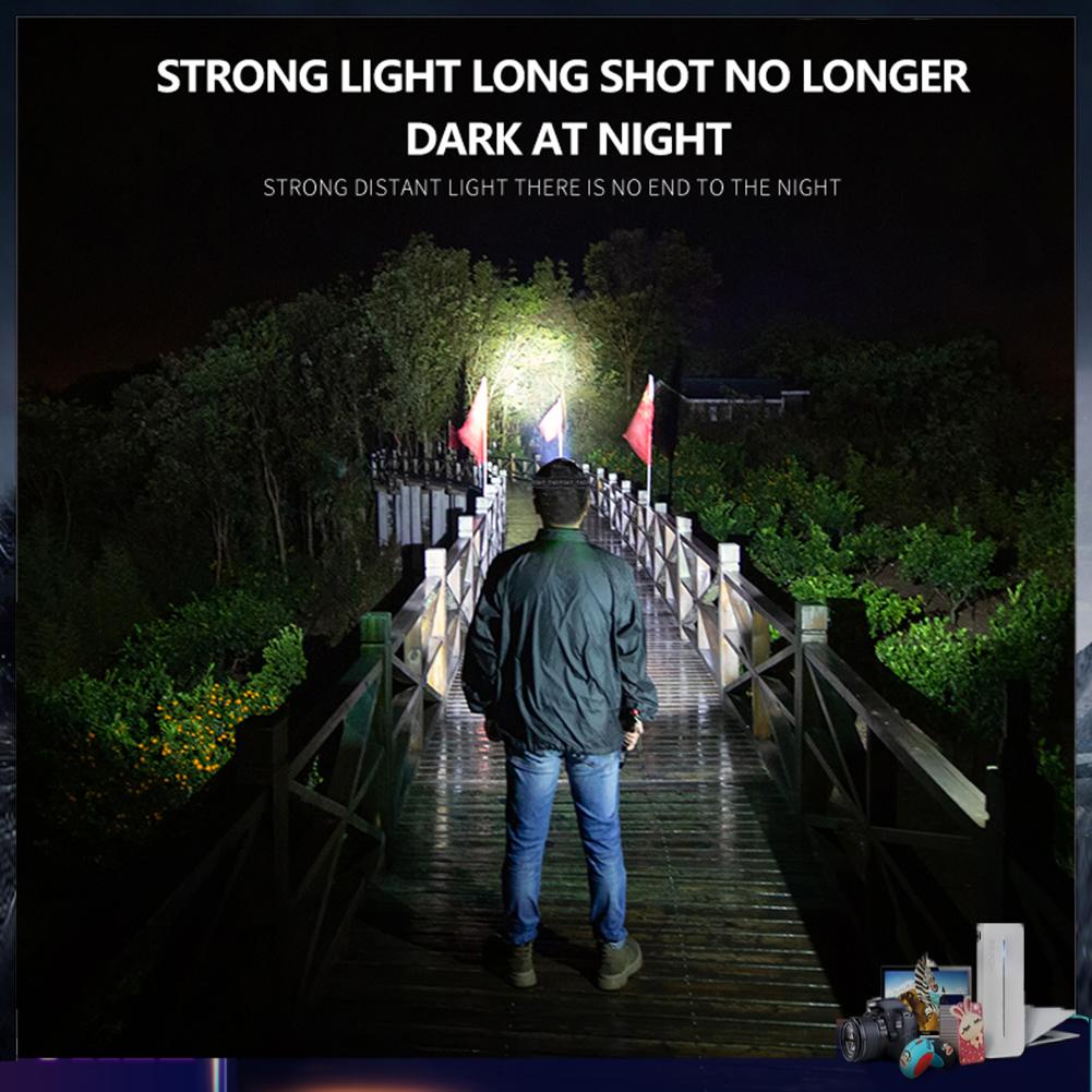 Đèn LED đeo trán 3 chế độ chống thấm nước