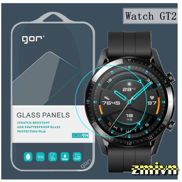 Bộ 3 miếng kính cường lực GOR cho Huawei Watch GT2 - 46mm