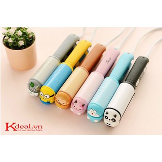Máy kẹp tóc mini hình thú_giao màu ngẫu nhiên chính hãng