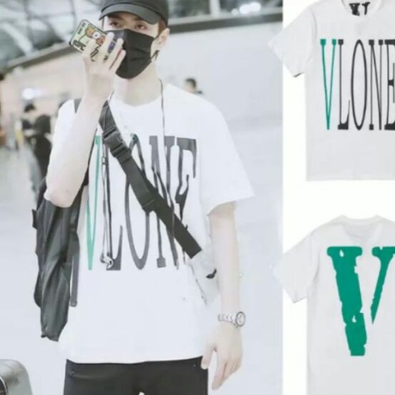 - Áo thun VLONE của vương nhất hàng đẹp chuẩn size