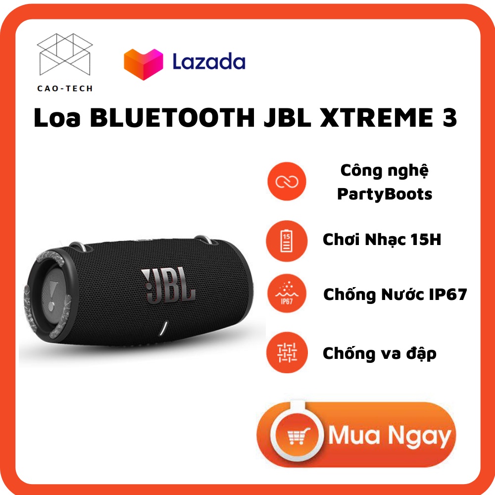 Giá Trị Đặc Biệt Mới Lên Kệ[Bão Sale 50] Loa Bluetooth JBL Xtreme 3  Loa Nghe Nhạc, Karaoke Công Suất Lớn  Loa Bass Mạnh