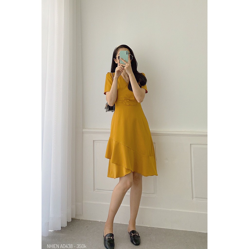 [Mã FATHANG5 giảm 10K đơn 50K] Váy Nữ Mango Hàn Quốc Đuôi Cá _Nhienvintage AD438 | BigBuy360 - bigbuy360.vn