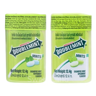Kẹo ngậm Doublemint không đường hũ 12.4g