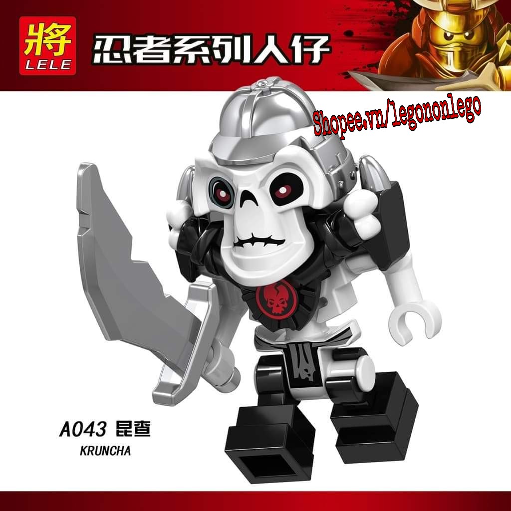 Minifigure nhân vật xương Ninjago A041-048