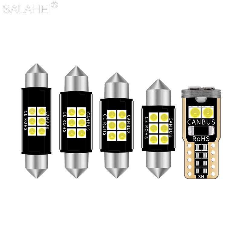 Set 8 Đèn LED Cho Nội Thất Xe Hơi 2014 2015 2016 2017 2018 2019 Mazda 3