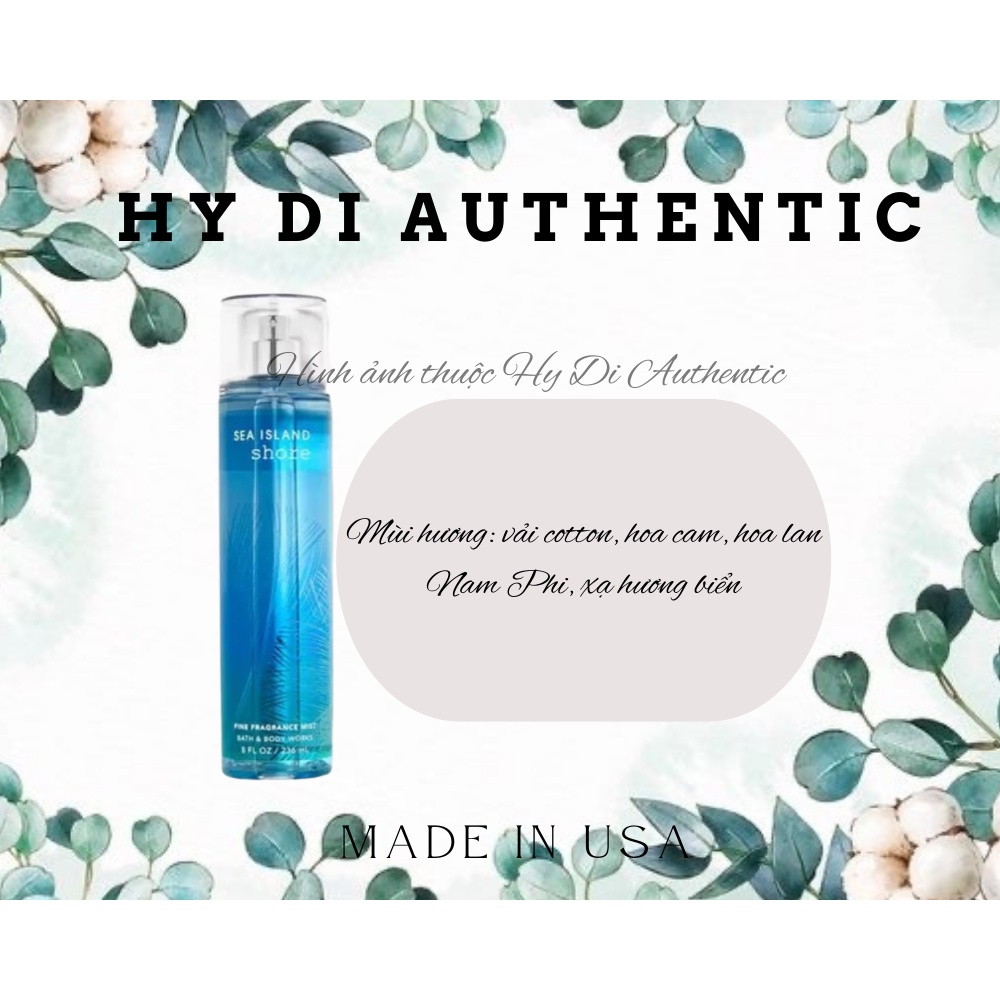 SEA ISLAND SHORE - XỊT THƠM DƯỠNG THỂ BATH & BODY WORKS USA
