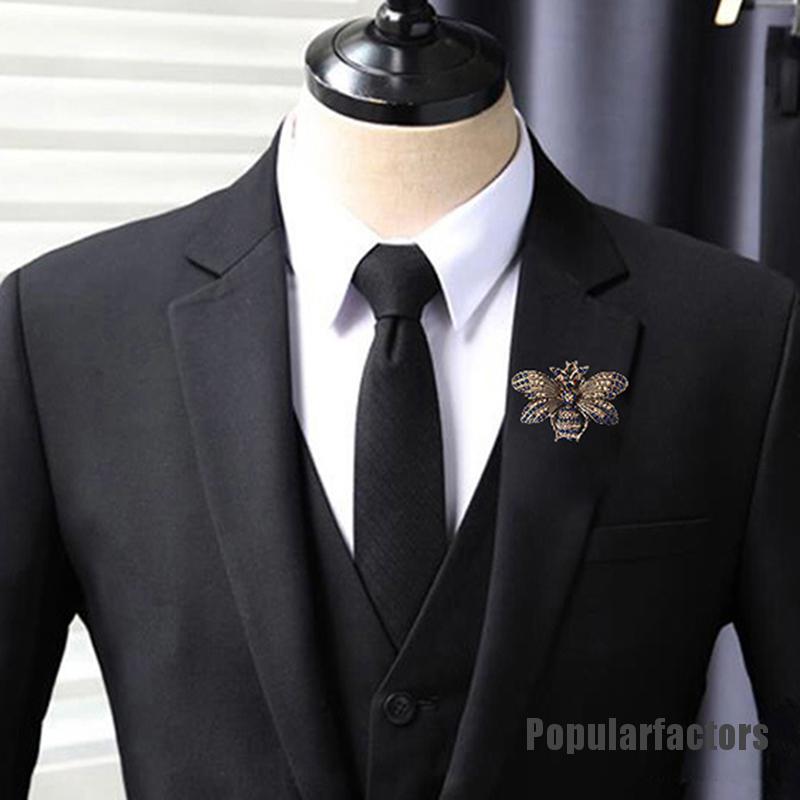 Ghim Cài Áo Hình Viên Kim Cương Nhân Tạo Thời Trang