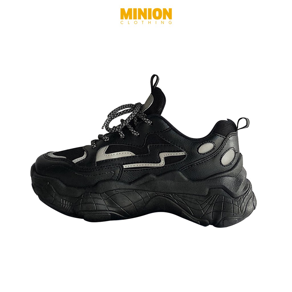 Giày sneaker Minion Clothing có phản quang, phong cách Unisex Ulzzang Streetwear G2802