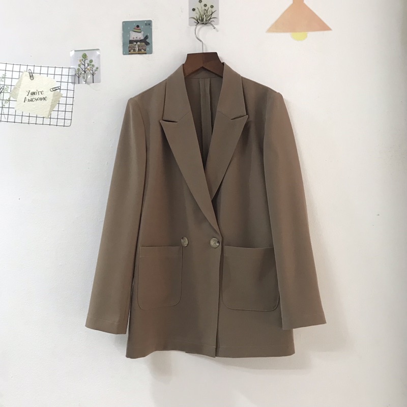 Áo Blazer Nữ 1 Lớp Áo Vest Phong Cách Hàn Quốc | BigBuy360 - bigbuy360.vn