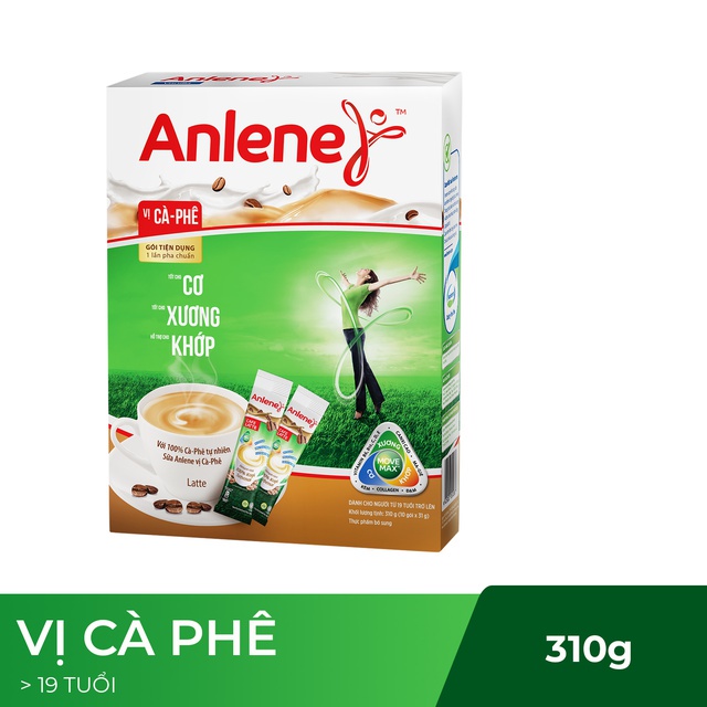 Sữa Bột Anlene MoveMax Hương Cà Phê 310g - CHÍNH HÃNG DATE MỚI